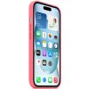 Pouzdro a kryt na mobilní telefon Apple Apple iPhone 15 Silikonový kryt s MagSafe růžový MWN93ZM/A