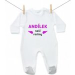 Boodyy Overal Andílek naší rodiny Dívka – Zboží Dáma