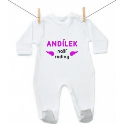 Boodyy Overal Andílek naší rodiny Dívka – Zboží Dáma