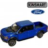 Model Kinsmart Ford F-150 Raptor modrý 1:46