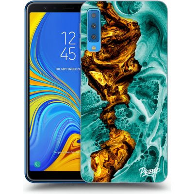 Pouzdro Picasee silikonové Samsung Galaxy A7 2018 A750F - Goldsky černé – Zbozi.Blesk.cz