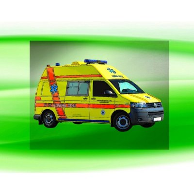 Sanitka Volkswagen nažehlovačka 10x5 cm – Zboží Mobilmania