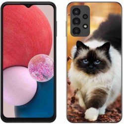 Pouzdro mmCase Gelové Samsung Galaxy A13 4G - kočka