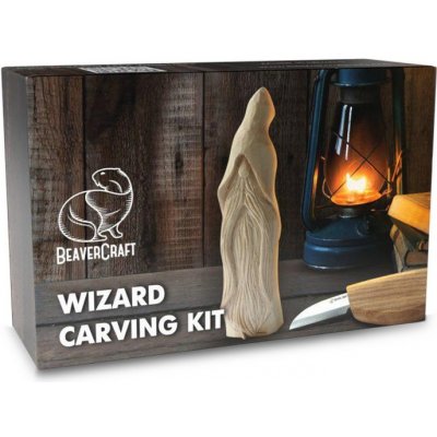 BeaverCraft Dárková vyřezávací sada DIY03 Čaroděj - Wizart Carving Kit