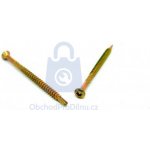 Vrut s malou zápustnou hlavou TORX a vrtákem na špičce, zinek žlutý 3,2 x 60, balení 500 ks – Zbozi.Blesk.cz