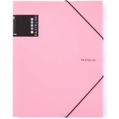 Sloha s gumou A4 PP PASTELINI růžová – Zboží Živě