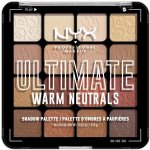 NYX Professional Makeup Ultimate Shadow Palette oční stíny Warm Neutrals 16 ks – Zboží Mobilmania