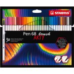 Stabilo Pen 68 brush Arty30 ks sada v plechu – Zboží Mobilmania