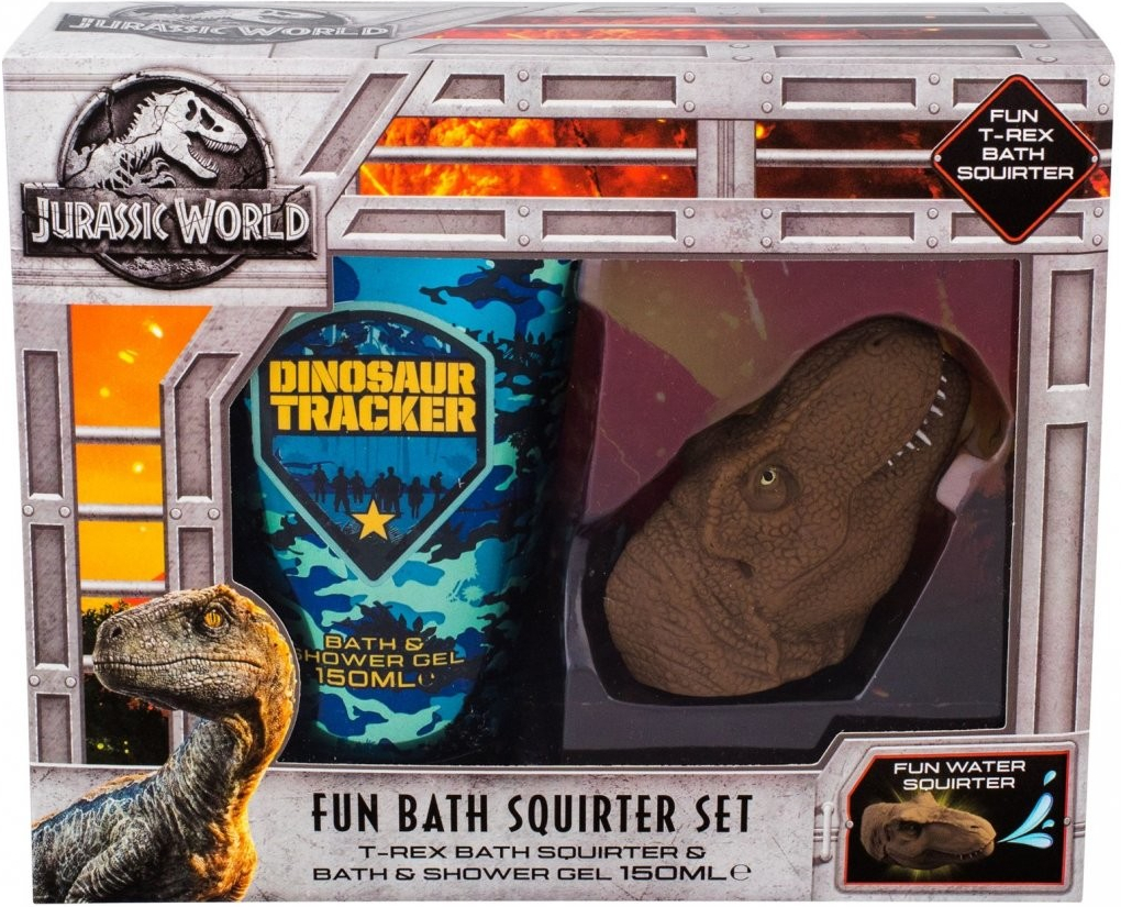Universal Jurassic World sprchový gel sprchový gel 150 ml + hračka do koupele dárková sada