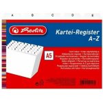 Herlitz Registr A5 do kartotéky A-Z, bílý – Hledejceny.cz