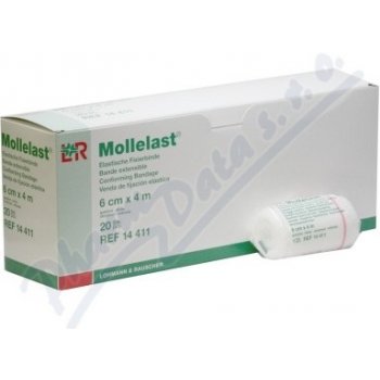 Mollelast obinadlo elastické fixační 6cm x 4m 1 ks