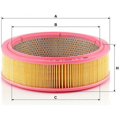 MANN-FILTER Vzduchový filtr MANN C2545/1 (MF C2545/1) – Hledejceny.cz