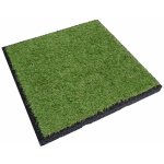 Gutta Play Grass gumová dlažba 40 x 40 x 3 cm zelená – Sleviste.cz