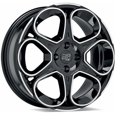 MSW 83 7.5x18 5x100 ET48 black polished – Hledejceny.cz