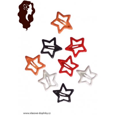 Sponky do vlasů hvězdičky 8 ks – Zboží Dáma