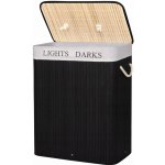 Springos BAMBUS LAUNDRY 100l černý – Hledejceny.cz