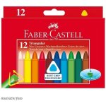 FABER-CASTELL Voskovky trojhranné 12ks – Zboží Mobilmania