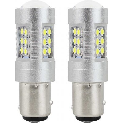 LED AMIO CANBUS 24SMD 3030 1157 (P21 / 5W) Bílá 12V / 24V sada - 2 ks. | Zboží Auto
