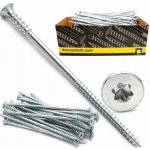 Distanční rozpěrný vrut 6x160 TORX T30 bílý Zn ZH zápustná hlava (100 ks/bal) – Hledejceny.cz