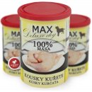 Krmivo pro psa Max Deluxe Dog kousky kuřete s mrkví 400 g