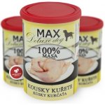 Max Deluxe Dog kousky kuřete s mrkví 400 g – Sleviste.cz