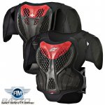 chránič hrudi a zad Alpinestars A5 S Youth Body Armour – Zboží Mobilmania