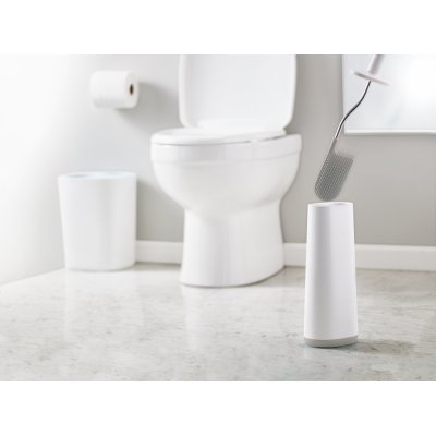 Joseph Joseph Bathroom Flex inovativní WC štětka bílý/modrý – Zboží Mobilmania