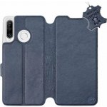 Mobiwear Flip pouzdro Huawei P30 Lite kožené Modré – Sleviste.cz