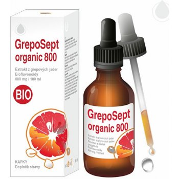 Ovonex GrepoSept ORGANIC 800 kapky z výtažku grepových jader 50 ml