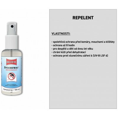 Ballistol spray repelent 100 ml – Zboží Dáma
