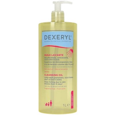 Dexeryl Mycí olej relipidační zklidňující a proti škrábání 1000 ml – Hledejceny.cz