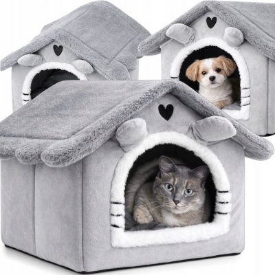 Purlov Bouda černá 40 x 37 x 37 cm – Hledejceny.cz