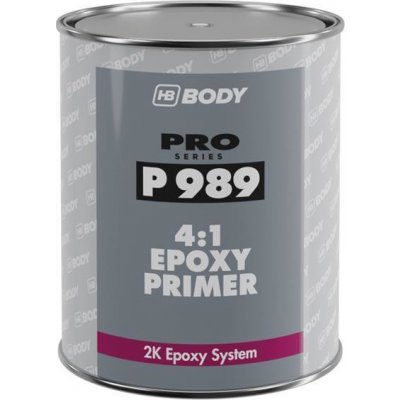 HB BODY EPOXY PRIMER 989, epoxidový základ, šedý, 1L – Zboží Mobilmania