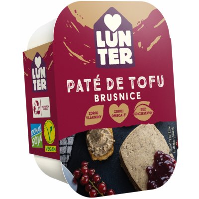 Lunter Paté de tofu Brusinka 150 g – Zboží Dáma