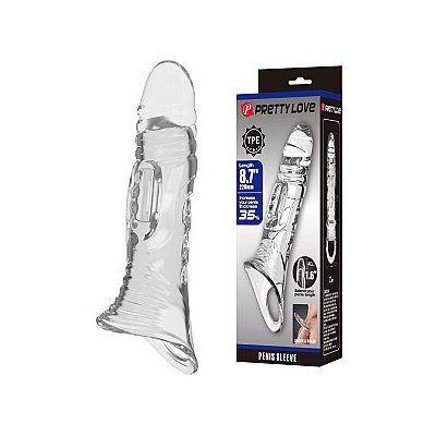 Pretty Love Penis Sleeve 1 Clear, návlek na penis – Zboží Dáma