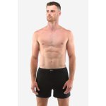 Gina pánské trenky volné šité jednobarevné eco bamboo 75194P černé – Sleviste.cz