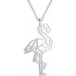 JVD Hravý stříbrný přívěsek Plameňák SVLP0555XH20000 – Zboží Dáma