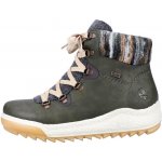 Rieker dámské kotníkové boty Y4710-54 zelená – Zboží Dáma