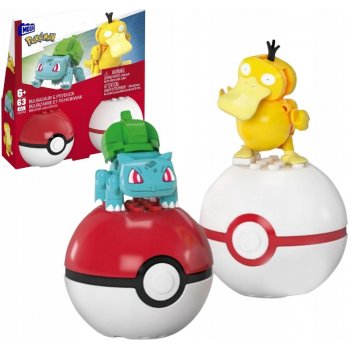 MEGA Pokémon Poké Ball - Bulbasaur a Psyduck