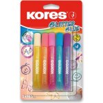 Kores lepidlo Glitter Glue pastelové barvy 5 x 10,5 ml – Zboží Dáma