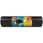 SARANTIS pytle na odpadky extra silné FINO 240l 50μm 8ks černý – Zboží Dáma