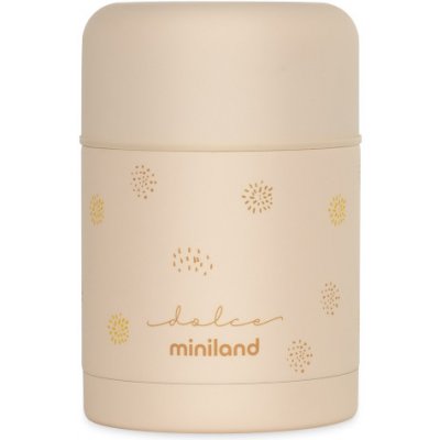 Miniland Termo nádoba potravinářská termoska vanilka 600 ml – Zboží Mobilmania