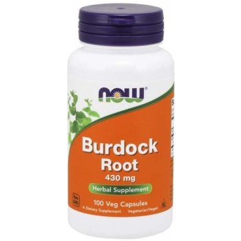 Now Foods Burdock Root 430 mg 100 kapslí