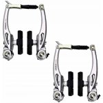 Brzdy V-brake komplet přední + zadní stříbrný 110 mm Tektro 855AL slr set – Zboží Mobilmania