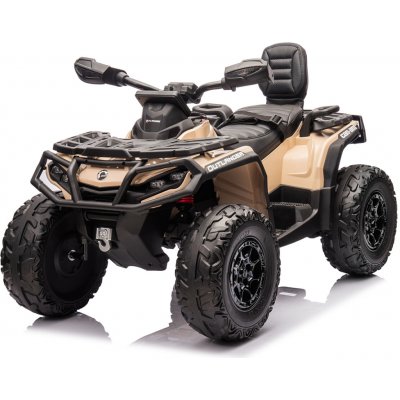 andos Dětská elektrická čtyřkolka Can-Am Outlander 4x4 24V/800W khaki – Zboží Dáma