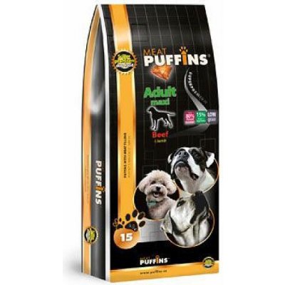 Puffins Dog Adult Chicken 15 kg – Hledejceny.cz