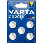 Varta CR 2016 5ks 6016101415 – Zboží Mobilmania