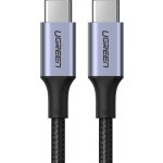 Ugreen 90120 USB typu C na USB typu C Napájení 100W Rychlé nabíjení FCP 5A, 3m, šedý – Zbozi.Blesk.cz