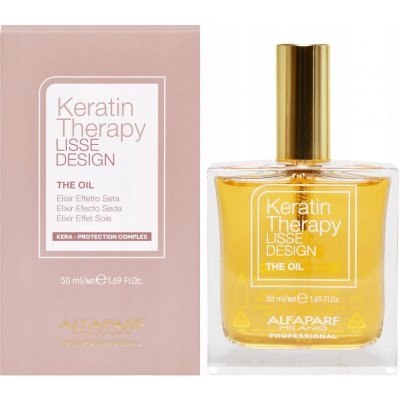 Alfaparf Milano Keratin Therapy Lisse Design The Oil vyživující olej 50 ml – Hledejceny.cz