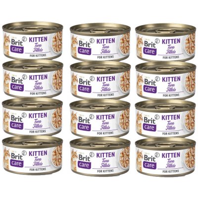 Brit Care Cat Fillets Kitten Tuna 12 x 70 g